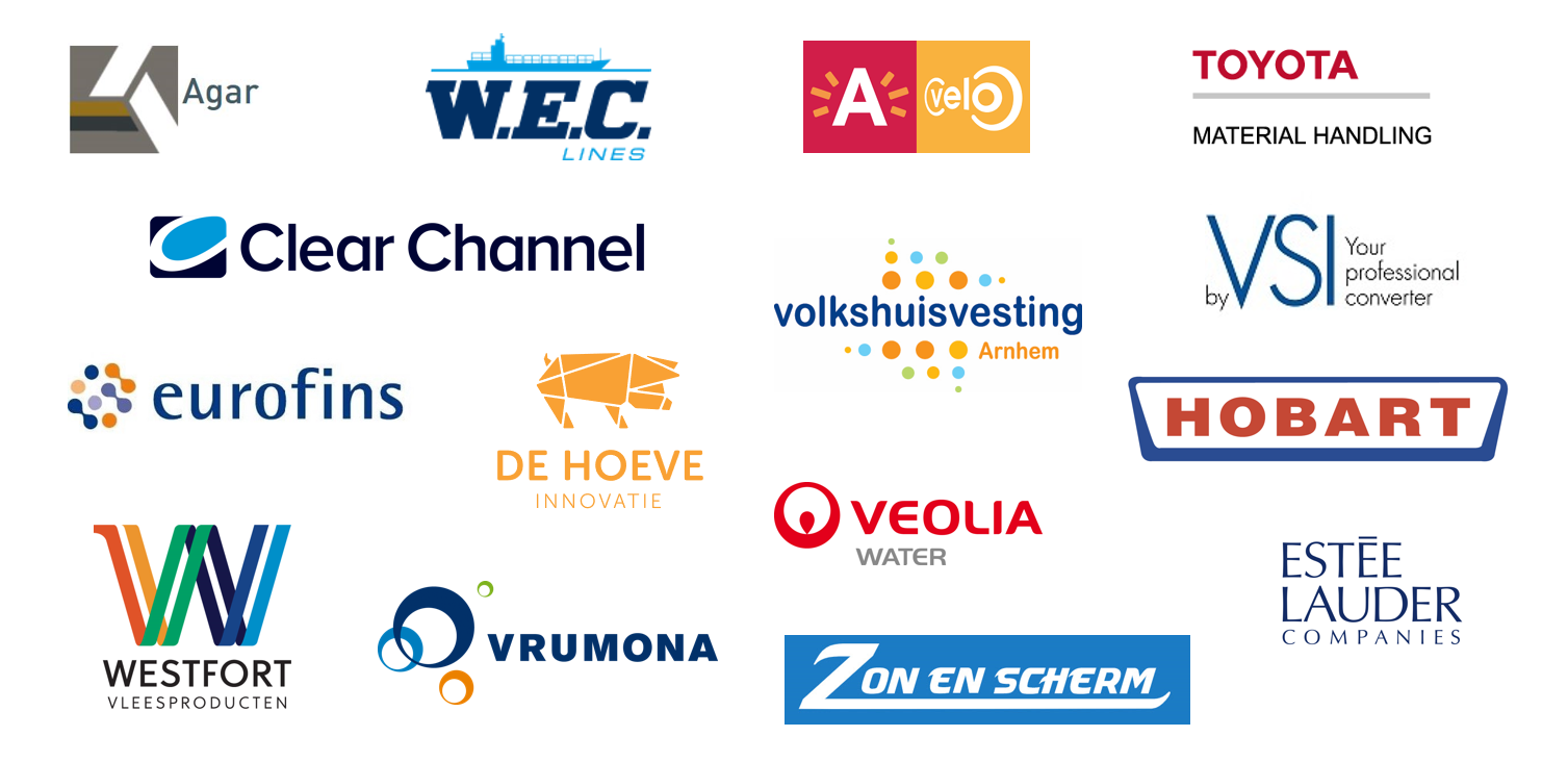 klantenlogos Enkele van onze klanten